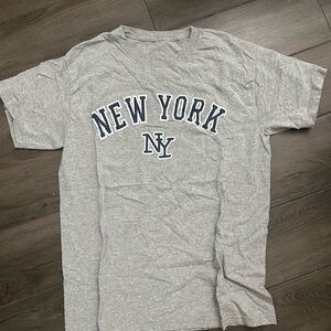 Gray New York Graphic T-Shirt